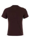Magda Butrym Chocolate Stretch Cupro T Shirt