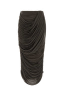Magda Butrym Brown Stretch Cupo Skirt