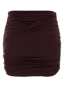 Magda Butrym Grape Stretch Nylon Skirt