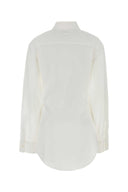 Jean Paul Gaultier White Stretch Poplin Shirt