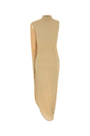 Jean Paul Gaultier Skin Pink Stretch Viscose Dress