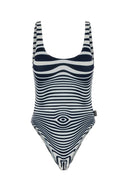 Jean Paul GAULTIER プリント ストレッチ ポリエステル 水着