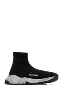 Balenciaga Black Stretch Nylon Speed Sneakers