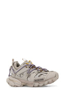 Balenciaga Grey Mesh And Rubber Track Trail Laces Sneakers