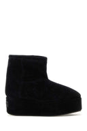 Balenciaga Black Suede Alaska Ankle Boots