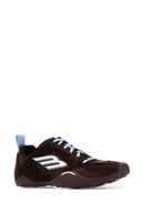 Balenciaga Brown Canvas And Corduroy Monday Ultra Sneakers