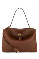 Balenciaga Caramel Leather Medium Rodeo Handbag