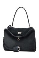 Balenciaga Graphite Suede Small Rodeo Handbag