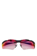 Balenciaga Silver Metal Boomerang Sunglasses