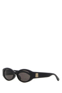 Balenciaga Black Acetate Af Sunglasses