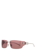 Balenciaga Silver Metal Gossip Sunglasses