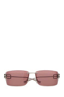 Balenciaga Silver Metal Gossip Sunglasses