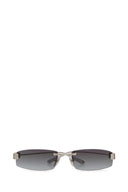 Balenciaga Silver Metal Gossip Sunglasses
