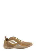 Balenciaga Beige Canvas And Corduroy Monday Ultra Sneakers