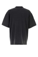Balenciaga Graphite Cotton Oversize T Shirt