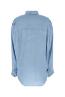 Balenciaga Light Blue Silk Shirt
