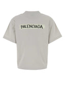 Balenciaga Chalk Cotton T Shirt
