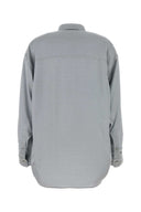 Balenciaga Grey Wool Shirt