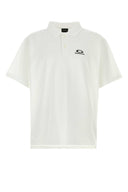 Balenciaga White Piquet Oversize Polo Shirt