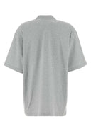 Balenciaga Grey Cotton Oversize T Shirt