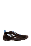 Balenciaga Brown Canvas And Corduroy Monday Ultra Sneakers