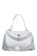 Balenciaga Chalk Leather Small Rodeo Handbag