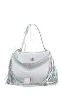 Balenciaga Chalk Leather Small Rodeo Handbag