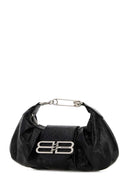 Balenciaga Black Leather Small Pamela Shoulder Bag