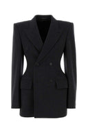 Balenciaga Charcoal Cashmere Blend Blazer
