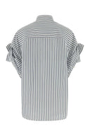 Balenciaga Embroidered Poplin Oversize Shirt