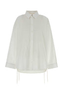 Balenciaga White Poplin Oversize Shirt