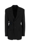 Balenciaga Black Wool Oversize Blazer