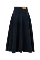 Balenciaga Dark Blue Denim Skirt