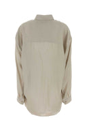 Balenciaga Sand Cupro Oversize Shirt