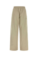 Balenciaga Cappuccino Stretch Polyester Wide Leg Pant
