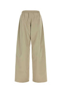 Balenciaga Cappuccino Stretch Polyester Wide Leg Pant