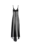 Balenciaga Black Stretch Tulle Naked Dress