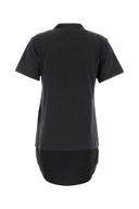 Balenciaga Slate Cotton T Shirt Dress