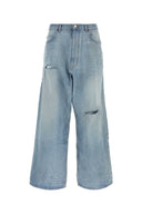 Balenciaga Denim Wide Leg Jeans