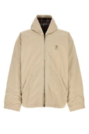 Balenciaga Sand Cotton Blend Oversize Padded Jacket