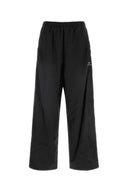 Balenciaga Black Cotton And Nylon Pant