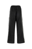 Balenciaga Black Cotton And Nylon Pant