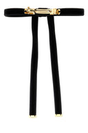 Prada Black Velvet Hair Clip