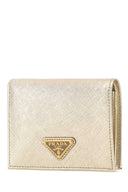 Prada Gold Leather Wallet
