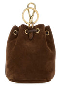 Prada Chocolate Suede Pouch