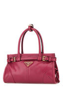 Prada Fuchsia Leather Mini Prada Bonnie Handbag