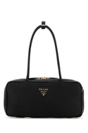 Prada skulderveske i sort skinn
