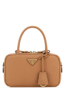 Prada Peach Leather Handbag