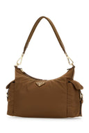 Prada Camel Re Nylon Shoulder Bag
