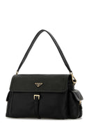 Prada 블랙 가죽 숄더백